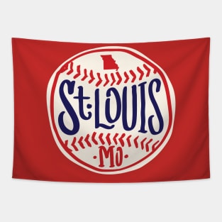 St. Louis Hand Drawn Script Design Tapestry