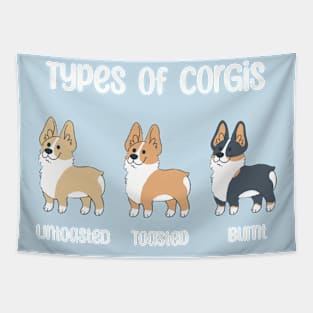 Types of Corgis Tapestry