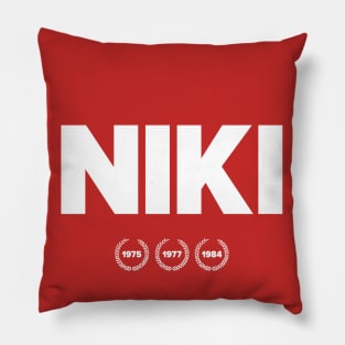 Niki - Niki Lauda three time World Champion tribute Pillow