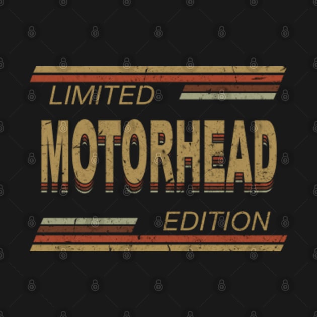 Limited Edition Motorhead Name Personalized Birthday Gifts by Gianna Bautista Art