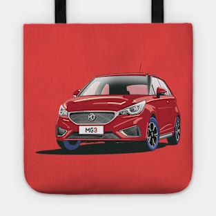 MG 3 Car in Ruby Red Tote