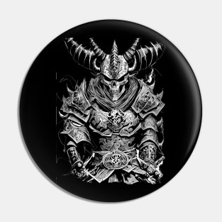 Demon Samurai warrior Pin