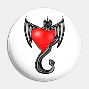 dragon  heart Pin