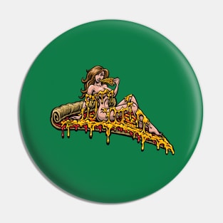 Pizza Girl Pin