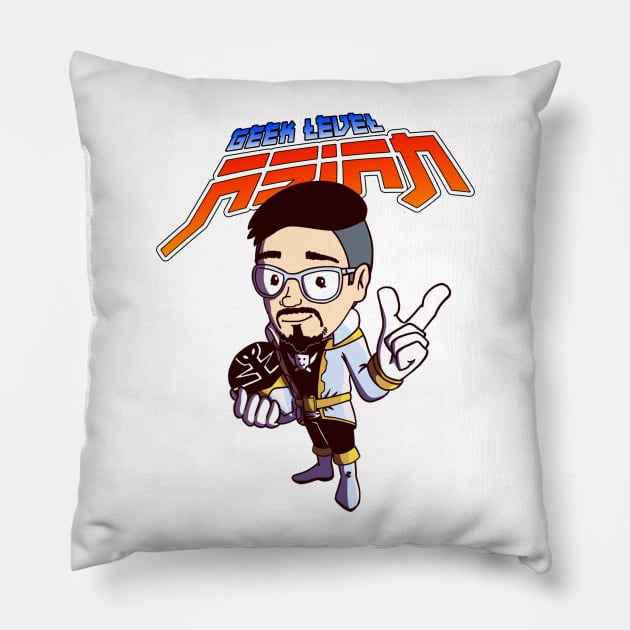 Silver Ranger Cartoon Pillow by GeekLevelAsian