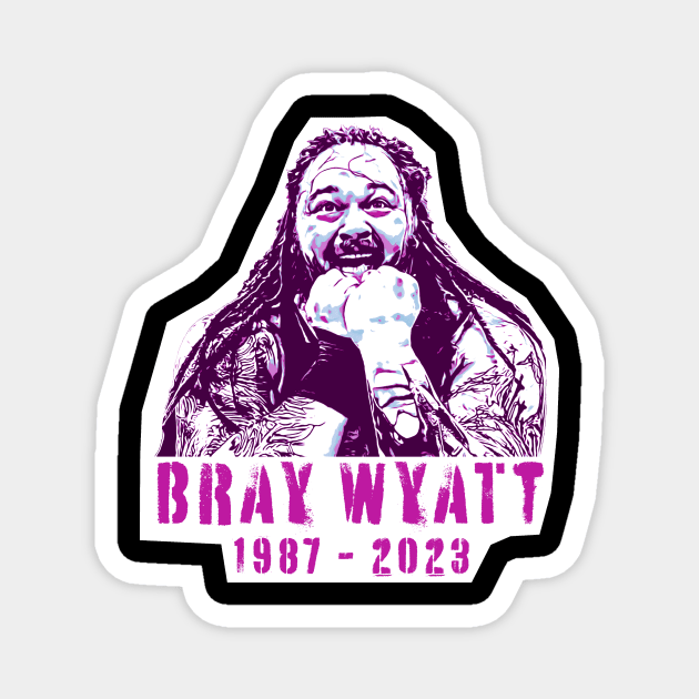 Bray Wyatt - RIP 1987-2023 Magnet by Crocodile Store