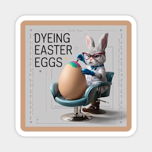 Dyeing Easter Eggs Magnet