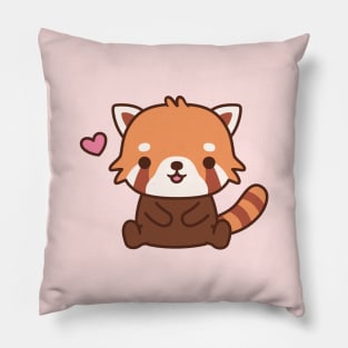 Cute Little Red Panda Pillow