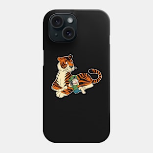 make friends with tigers Phone Case