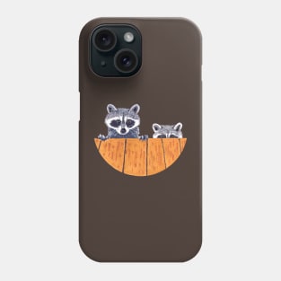 Peekaboo Raccoons Collection # 3 Phone Case