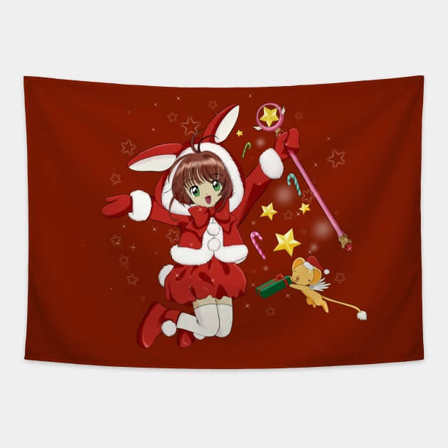 CardCaptor Sakura Christmas Tapestry by Nykos