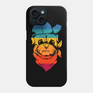 Dog Retro Pug Sad Eyes Phone Case