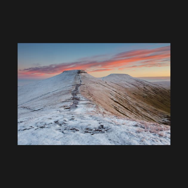 Corn Du and Pen y Fan, Brecon Beacons National Park, Wales by dasantillo