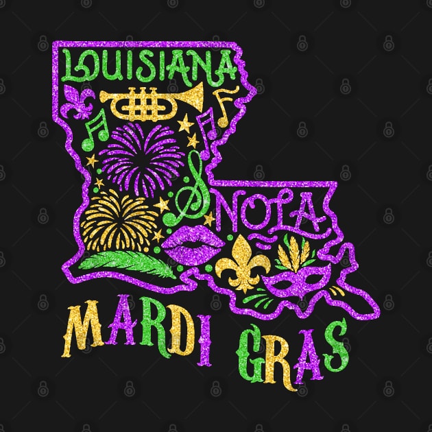 Louisiana Mardi Gras by JanaeLarson