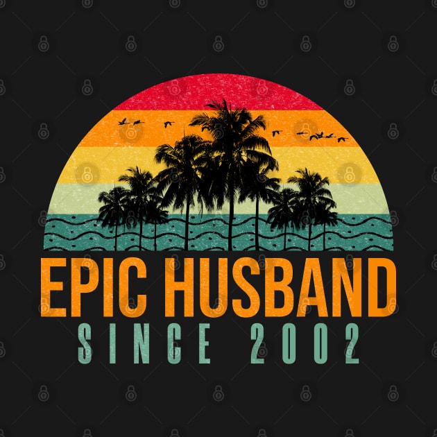 Epic Husband Since 2002 - Funny 20th wedding anniversary gift for him by PlusAdore