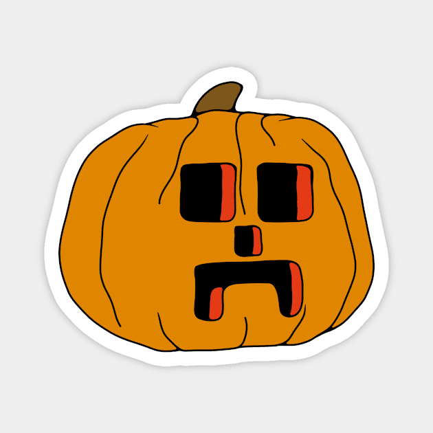 Pumpkin Creeper Magnet by TASCHE