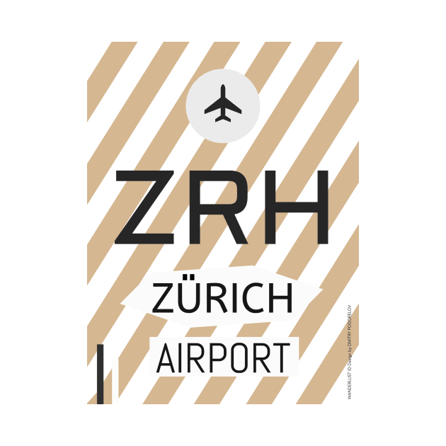 ZRH Zurich Alpine chocolate by Woohoo