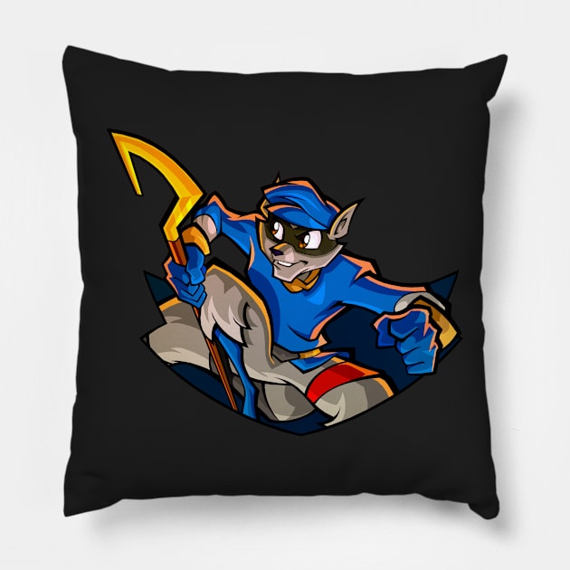 Sly Cooper Pillow by Nicole Nichols