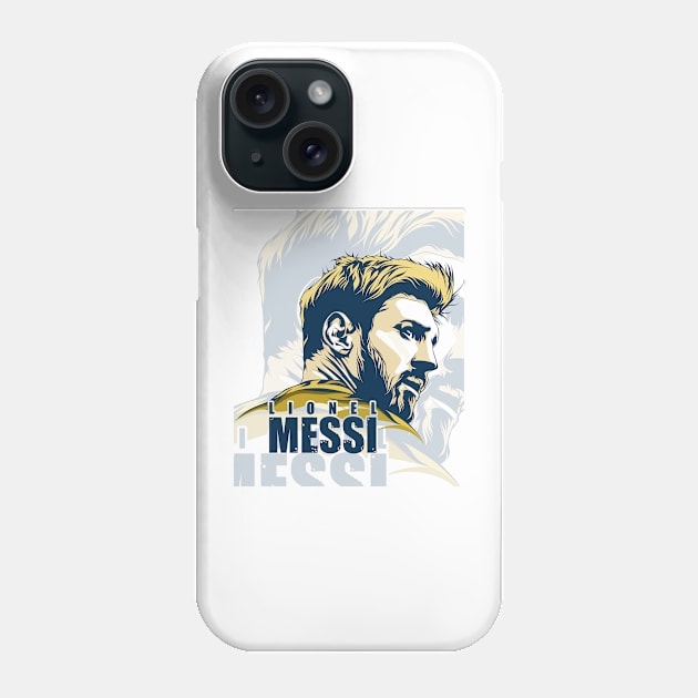 Lio Messi from the back Phone Case by LustraOneOne