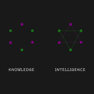 INTELLIGENCE VS KNOWLEDGE T-Shirt