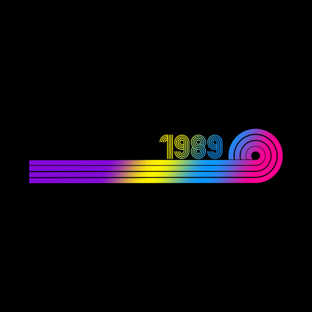 1989 Retro Vintage Old School Design by AlondraHanley