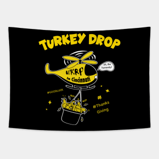 WKRP Turkey Drop Tapestry