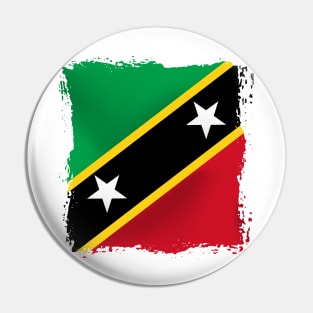 Saint Kitts dan Nevis artwork Pin