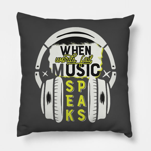 Music Pillow by FunnyHedgehog