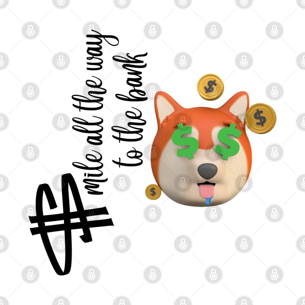 Fox face with Money eyes Doller by O.M design