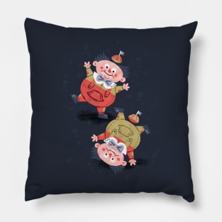 Tweedledum & Tweedledee - Alice in Wonderland Pillow