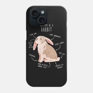 Rabbit Anatomy Phone Case