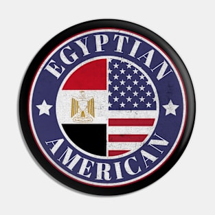 Proud Egyptian-American Badge - Egypt Flag Pin