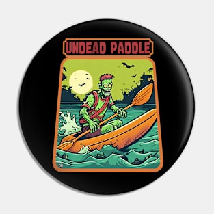 Zombie kayak undead paddle Pin