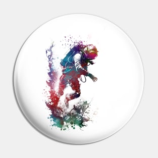 Scuba diver sport art #diver Pin