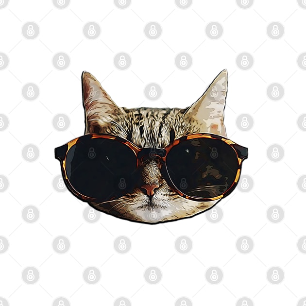 Cat - Cool Kitten with sunglasses by ElegantCat