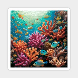 marine life, coral reef, biodiversity Magnet