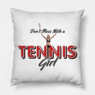 Tennis Girl Pillow