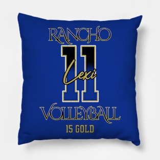 Lexi #11 Rancho VB (15 Gold) - Blue Pillow