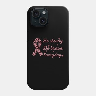 Breast cancer awareness support gift october pink ribbon, breast cancer awareness notebook tee artwork. Phone Case