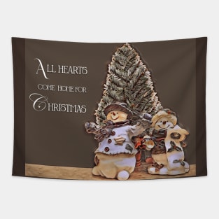 All Hearts Come Home for Christmas Tapestry