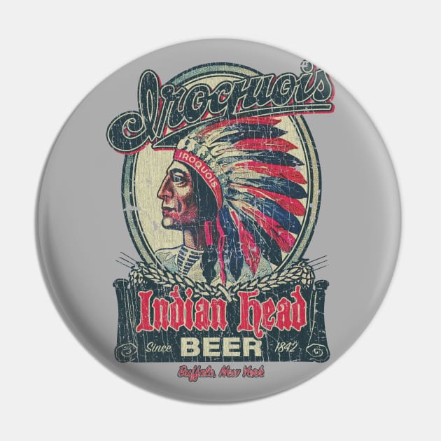 Iroquois Indian Head Beer 1842 Pin by JCD666