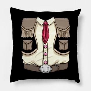 Cowboy cowgirl costume carnival western gift Pillow