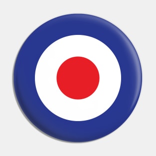 Brit pop, British Mod culture, Scooter, roundel Pin