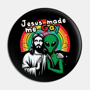 \\//\\Jesus Made Me Gay//\\// Pin