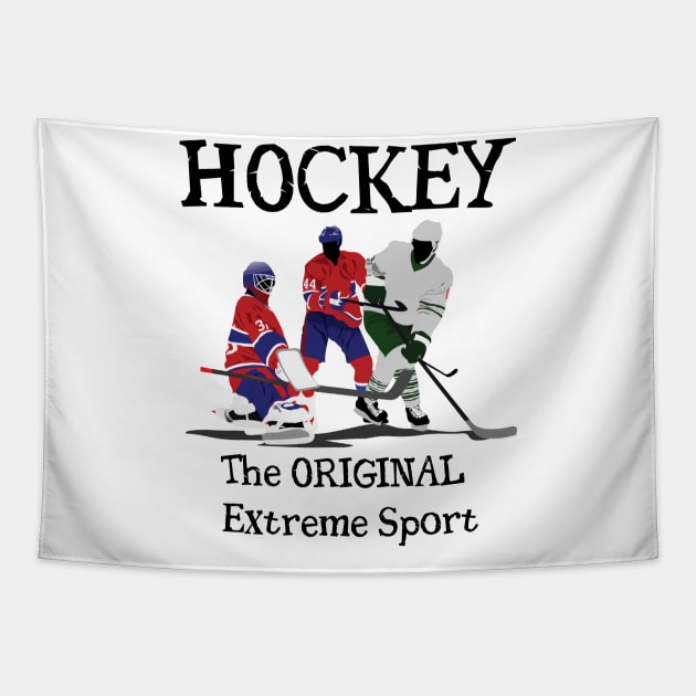 Hockey: The ORIGINAL Extreme Sport Tapestry by Naves