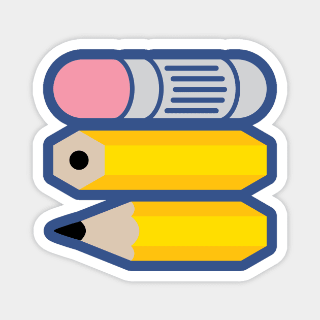 Pencil Polo Magnet by bortwein