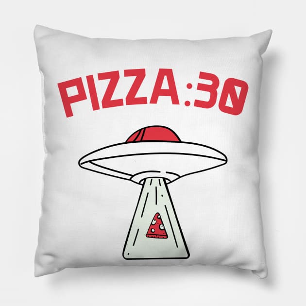 Pizza:30 - Pizza Party | Expanse Collective Pillow by Expanse Collective