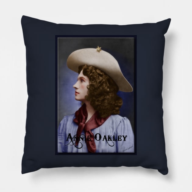 Annie Oakley Pillow by rgerhard