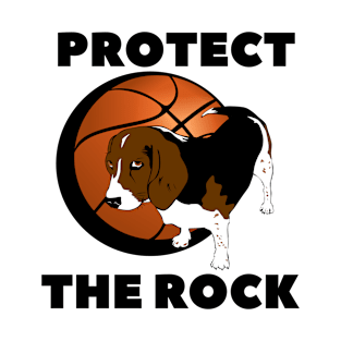 Beagles and basketball - Protect the rock! T-Shirt