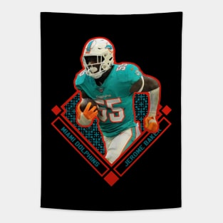 JEROME BAKER MIAMI DOLPHINS Tapestry